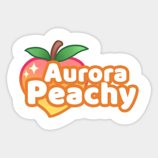 AuroraPeachy Logo 2020 Sticker